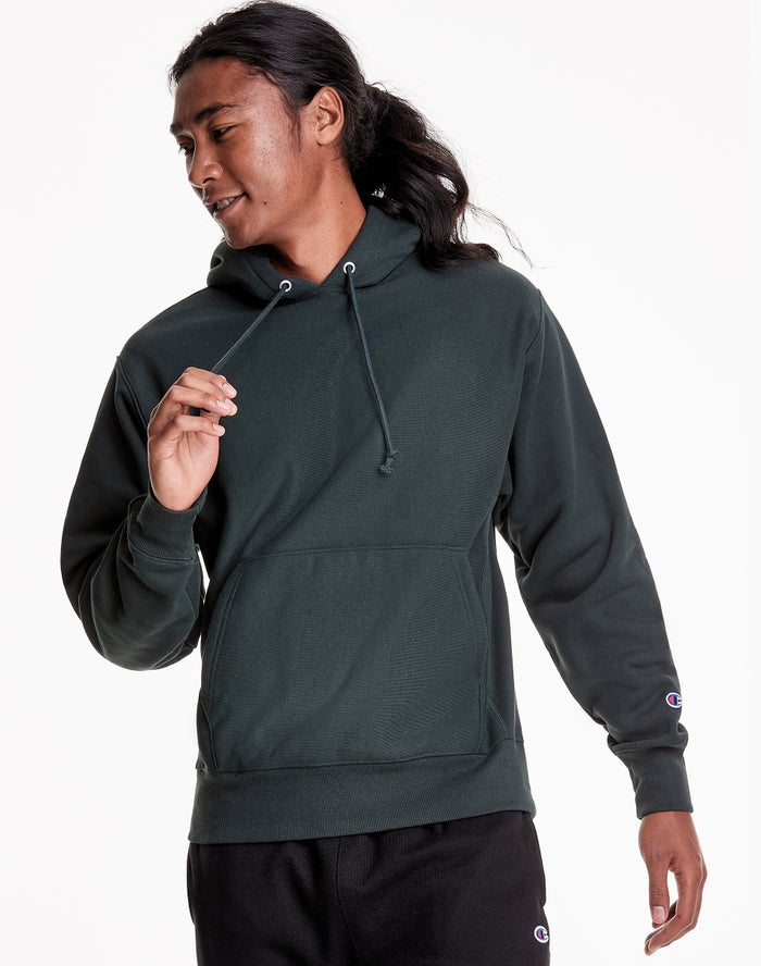 Champion Reverse Weave® Hoodie Heren - DonkerGroen - Belgie 4076LYZCP